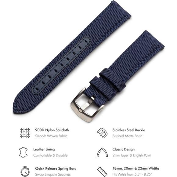 Watch Band - Woven Nylon Watch Straps for Women main image 4